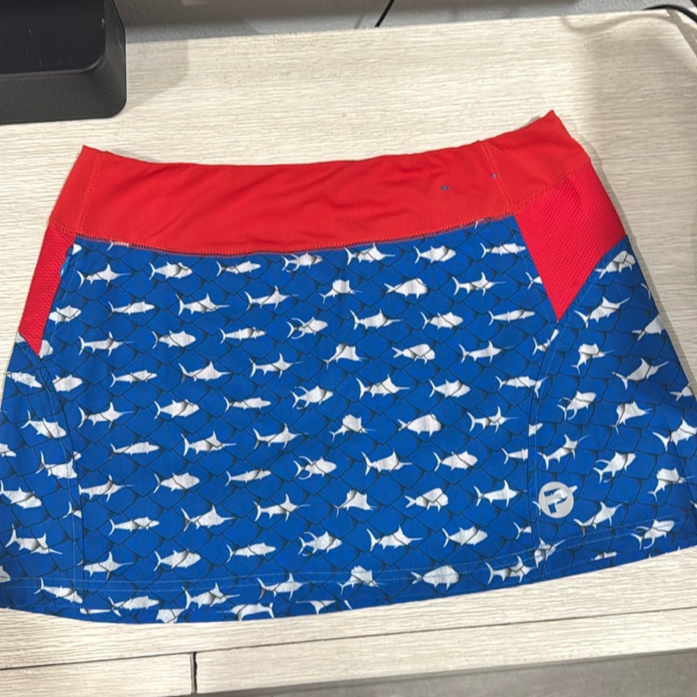 Swim skirt with shorts attach
